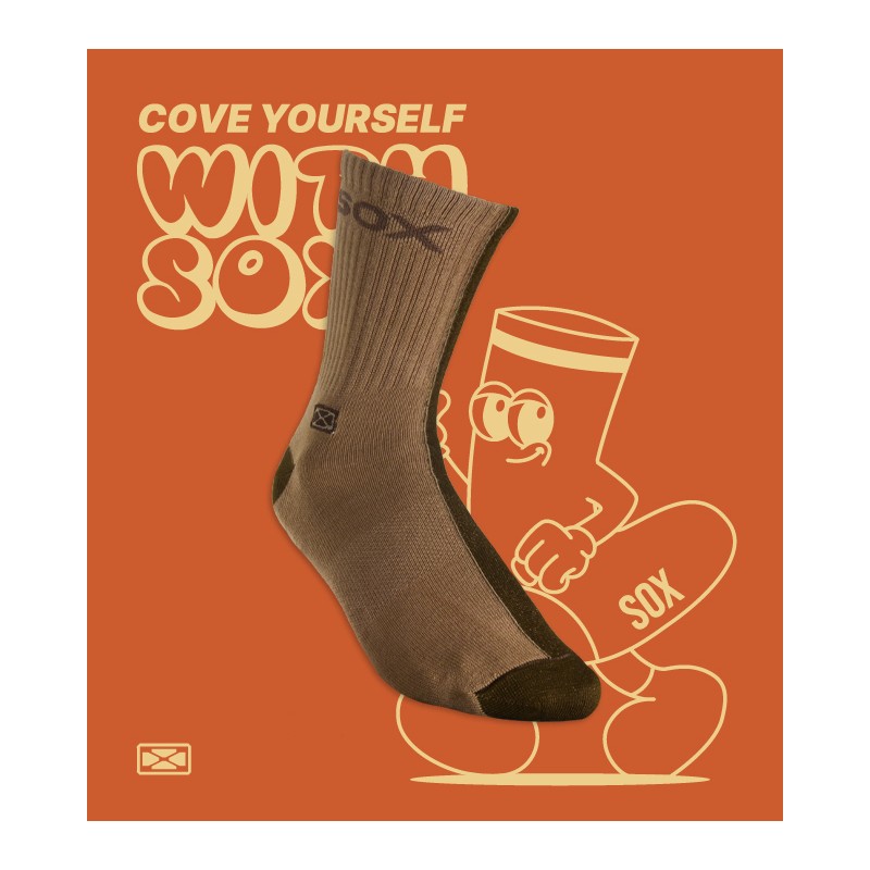 SOX x COVE 3 - TWO FACES SOX - 1/2 DOC X COLOR