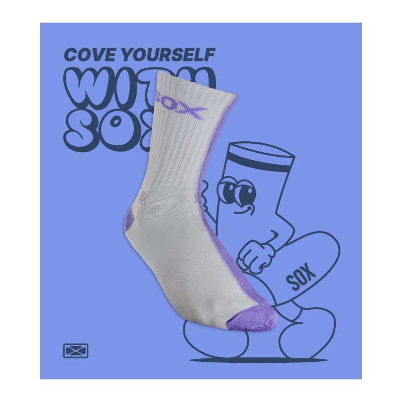 SOX x COVE 3 - TWO FACES SOX - 1/2 DOC X COLOR